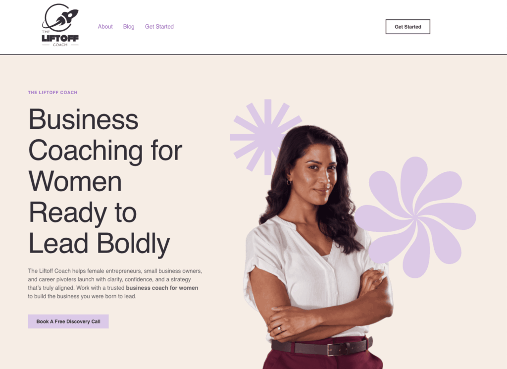 Web design for career coach
